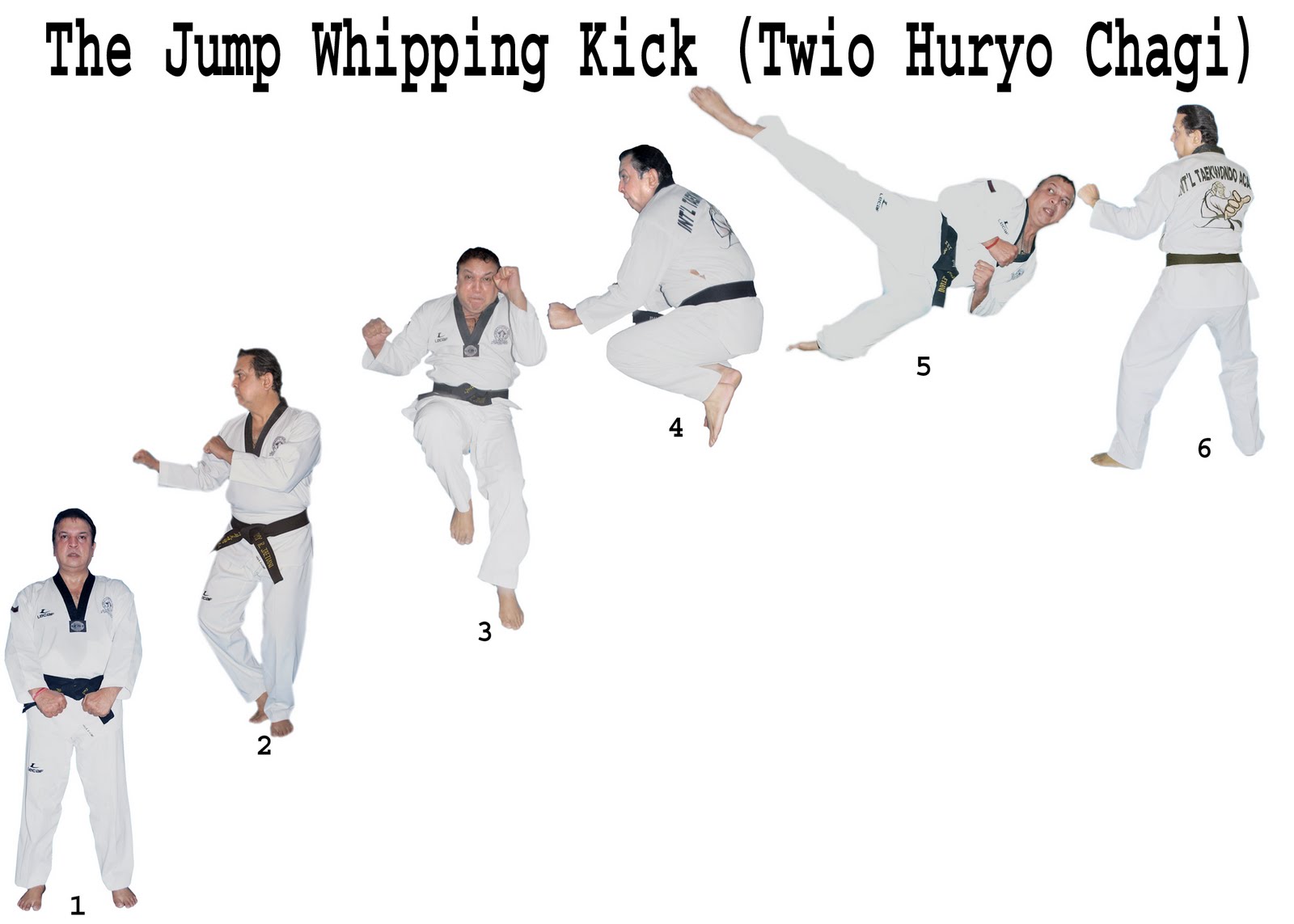 Taekwondo Fed. of India special Jump Kicks.