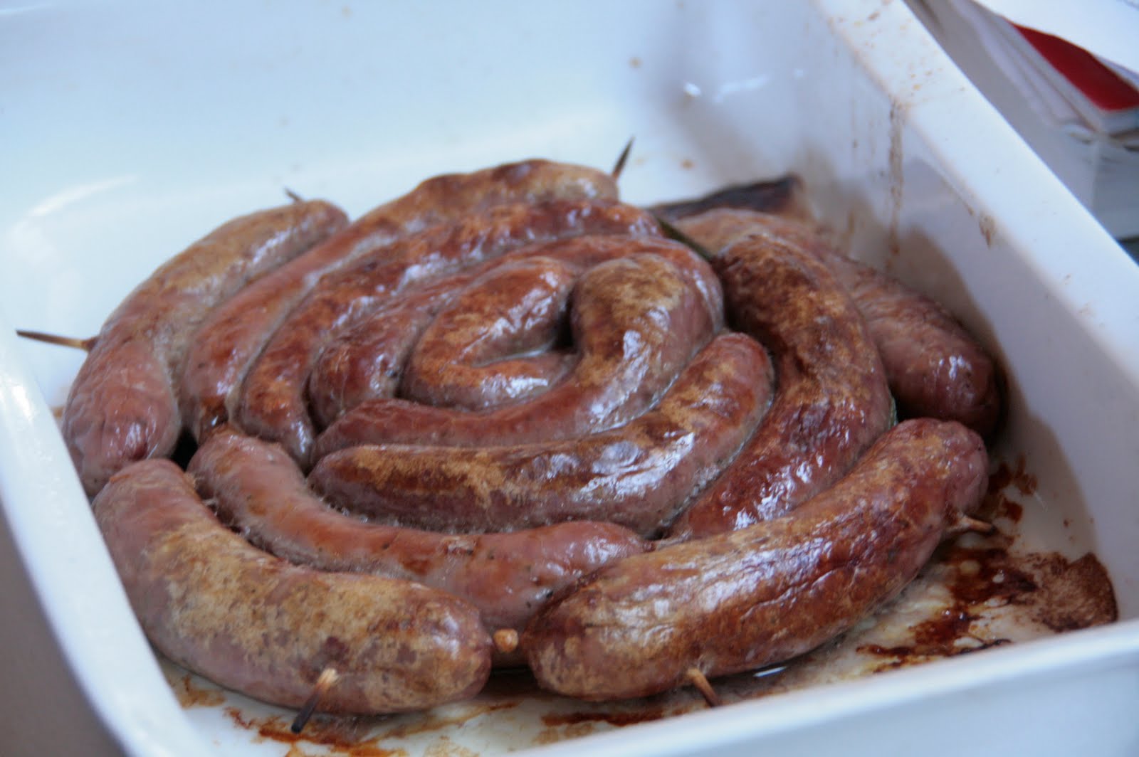 My Jamie Oliver Experiment Catherine Wheel Sausage, Horseradish Mash