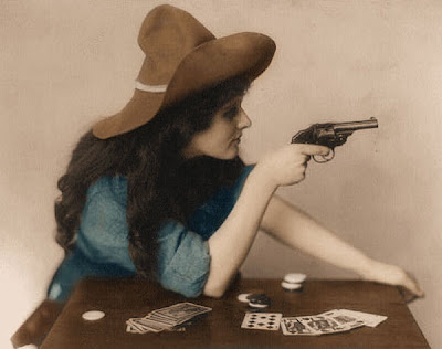 vintage cowgirl photo