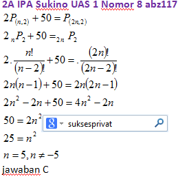Cara Menghitung R Dan N Soal Pg Permutasi Kombinasi