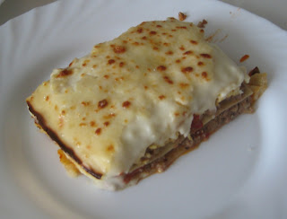 Lasaña Casera De Carne Picada Y Setas
