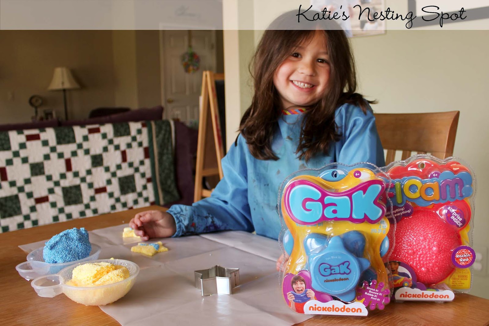 Katie's Nesting Spot Nickelodeon Gak & Floam Review