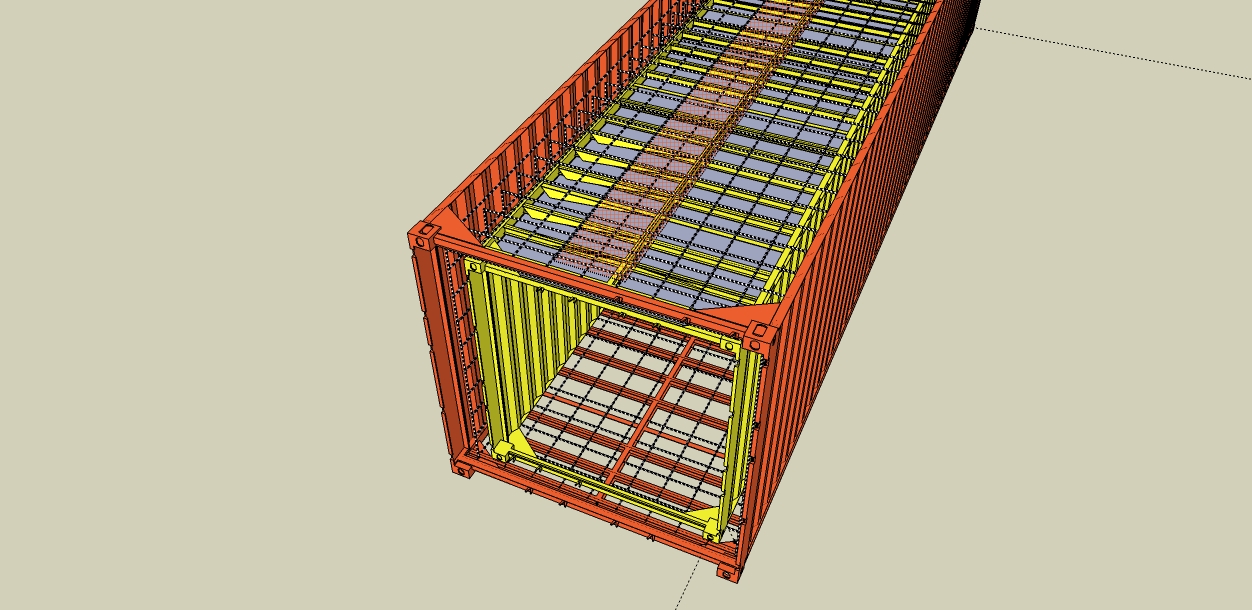 Shipping containers for tornado shelters 305 tn