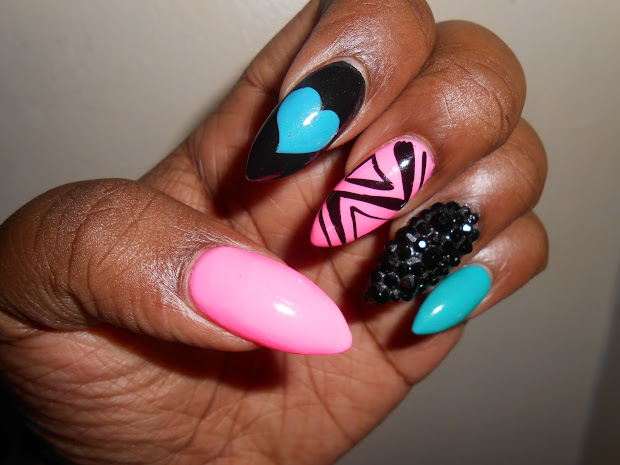 queenie keisha stiletto nails