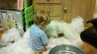 Garrett in the poly fill