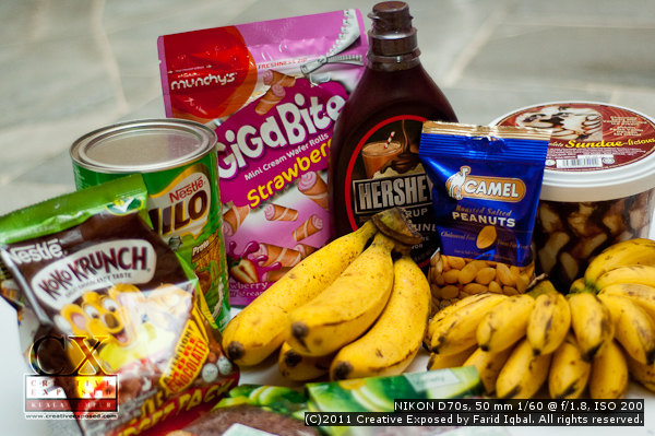 Akusebuahblog Home Made Resepi Banana Split