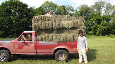 haying Coggeshall Farm Museum bristol RI