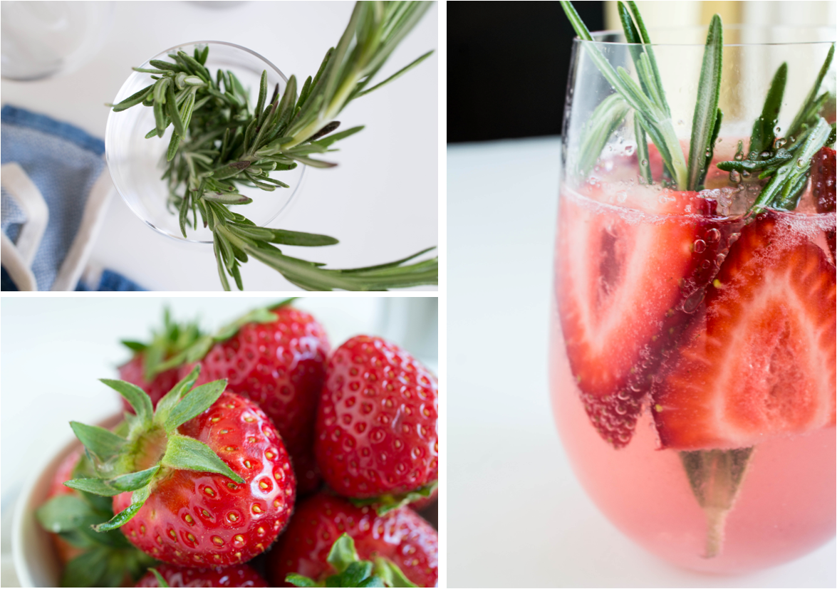 Smart Cookie Strawberry Rosemary Tea Spritzer