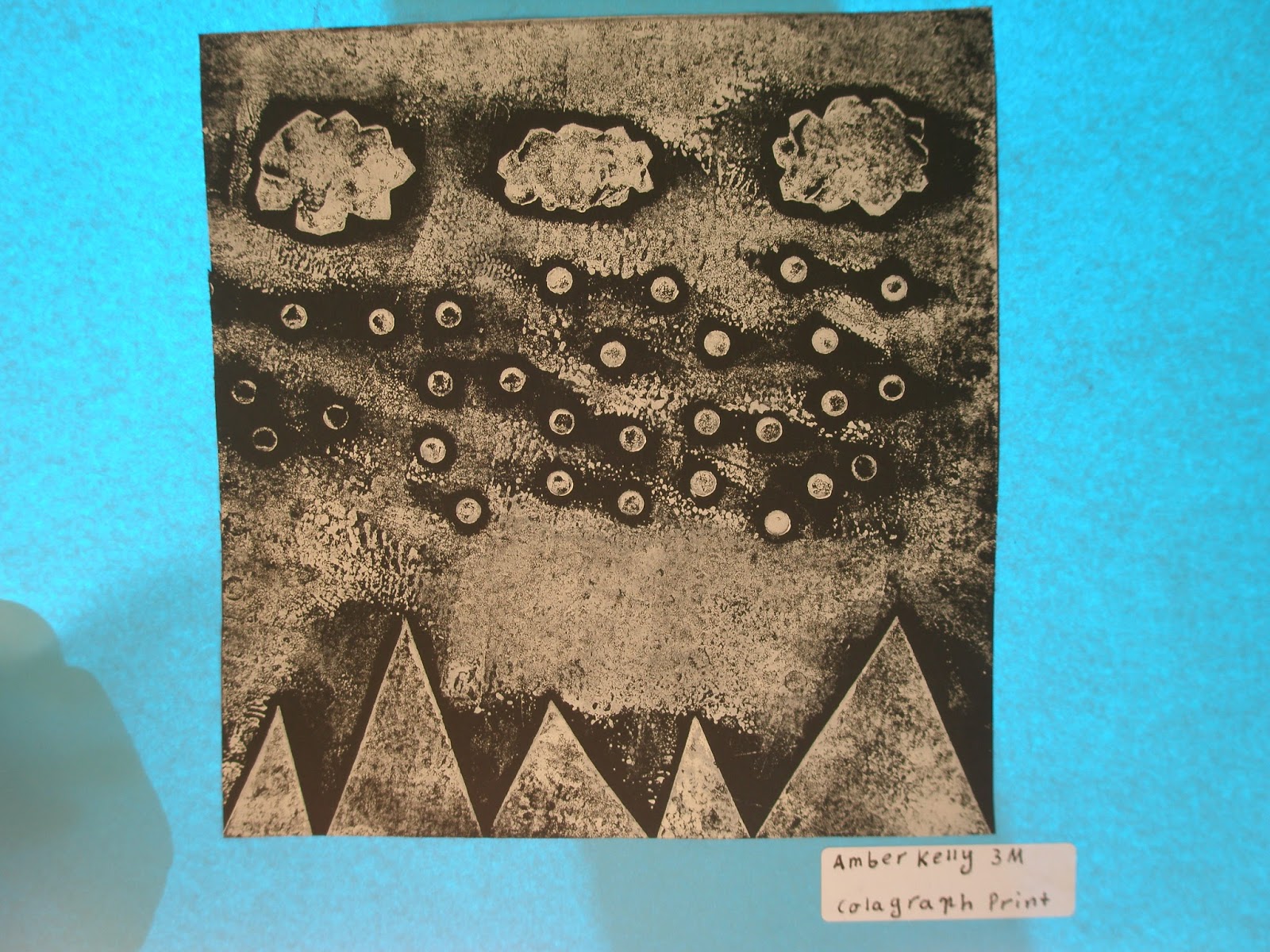 Elwood Primary Art Year 3 Collagraph Printing