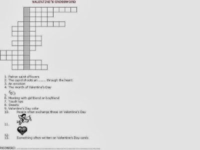 Valentines Crossword 10