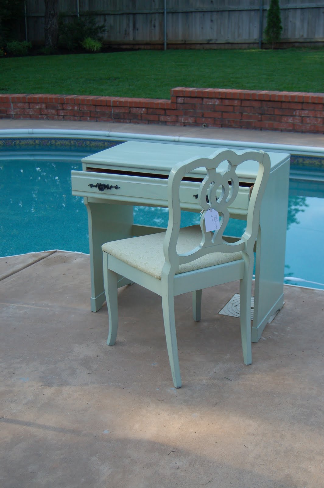 Mid Century Modern Dining Table and Chairs French country desk and chair