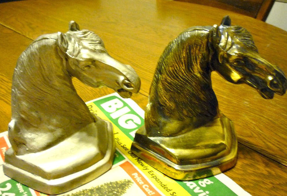 Green Willow Pond From Brass to Silver with Rub 'n Buff