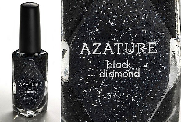 And not just any nail polish, but one made with 267 carats of black diamonds