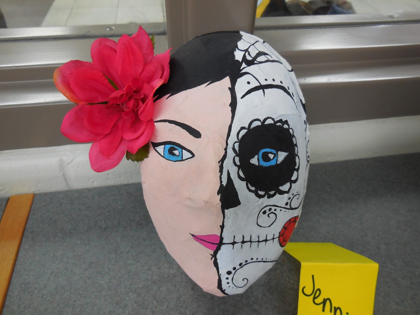 Adventures of a Middle School Art Teacher 8th Grade Paper Mache Masks!