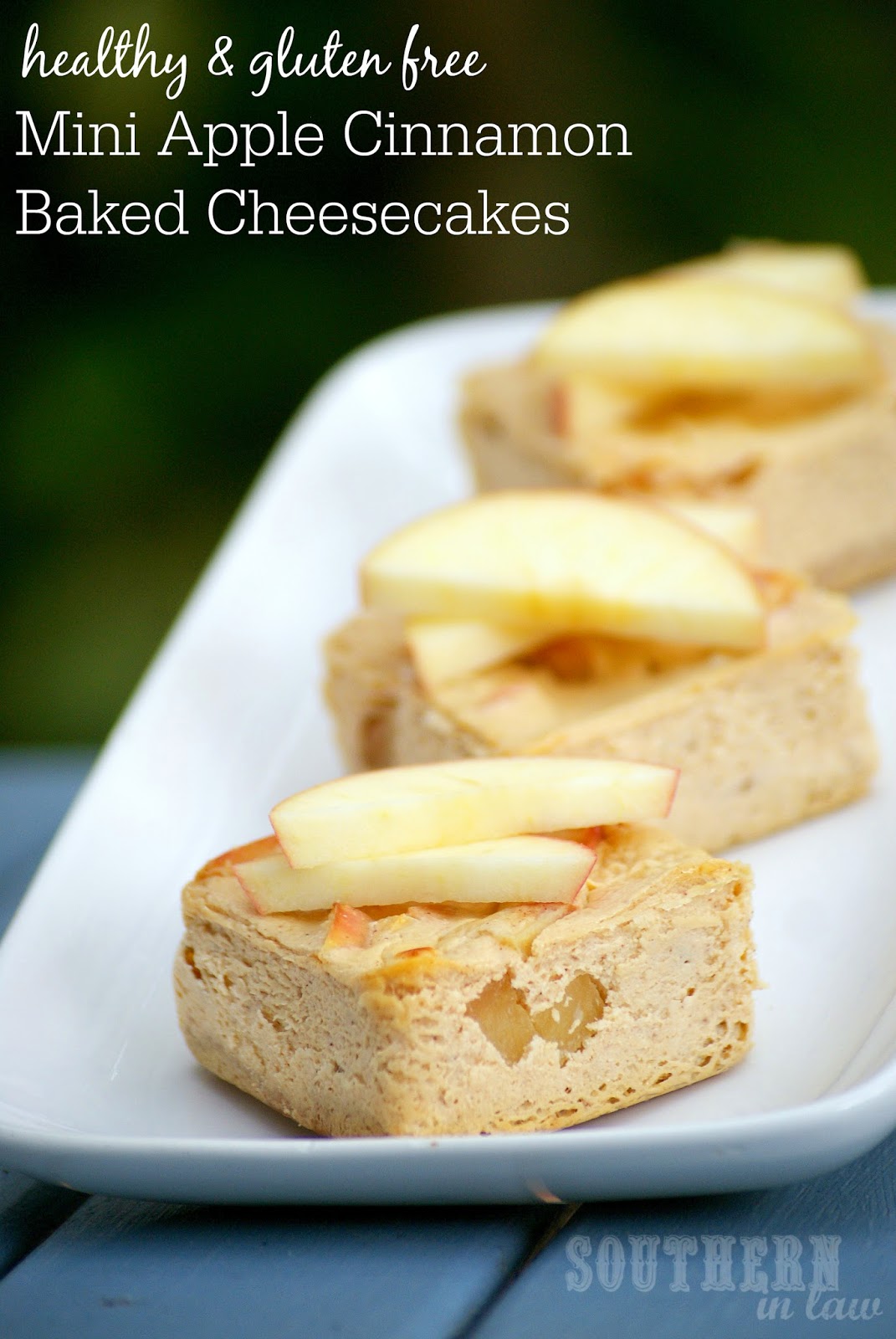 Southern In Law Recipe Mini Apple Cinnamon Baked Cheesecakes