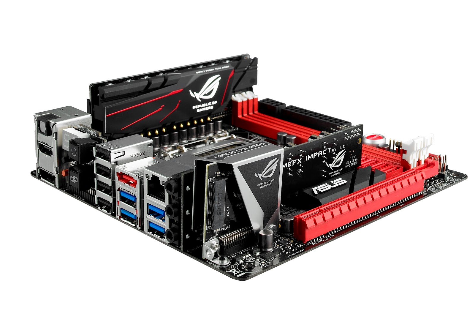 ASUS Republic of Gamers Introduces Maximus VI Impact MiniITX Gaming