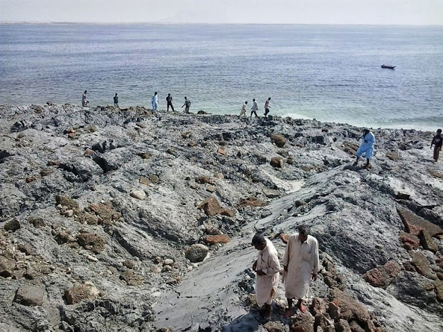 Terremoto crea una nueva isla en Pakistán