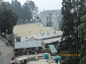 View of "St Joseph's School" from Darjeeling Ropeway.