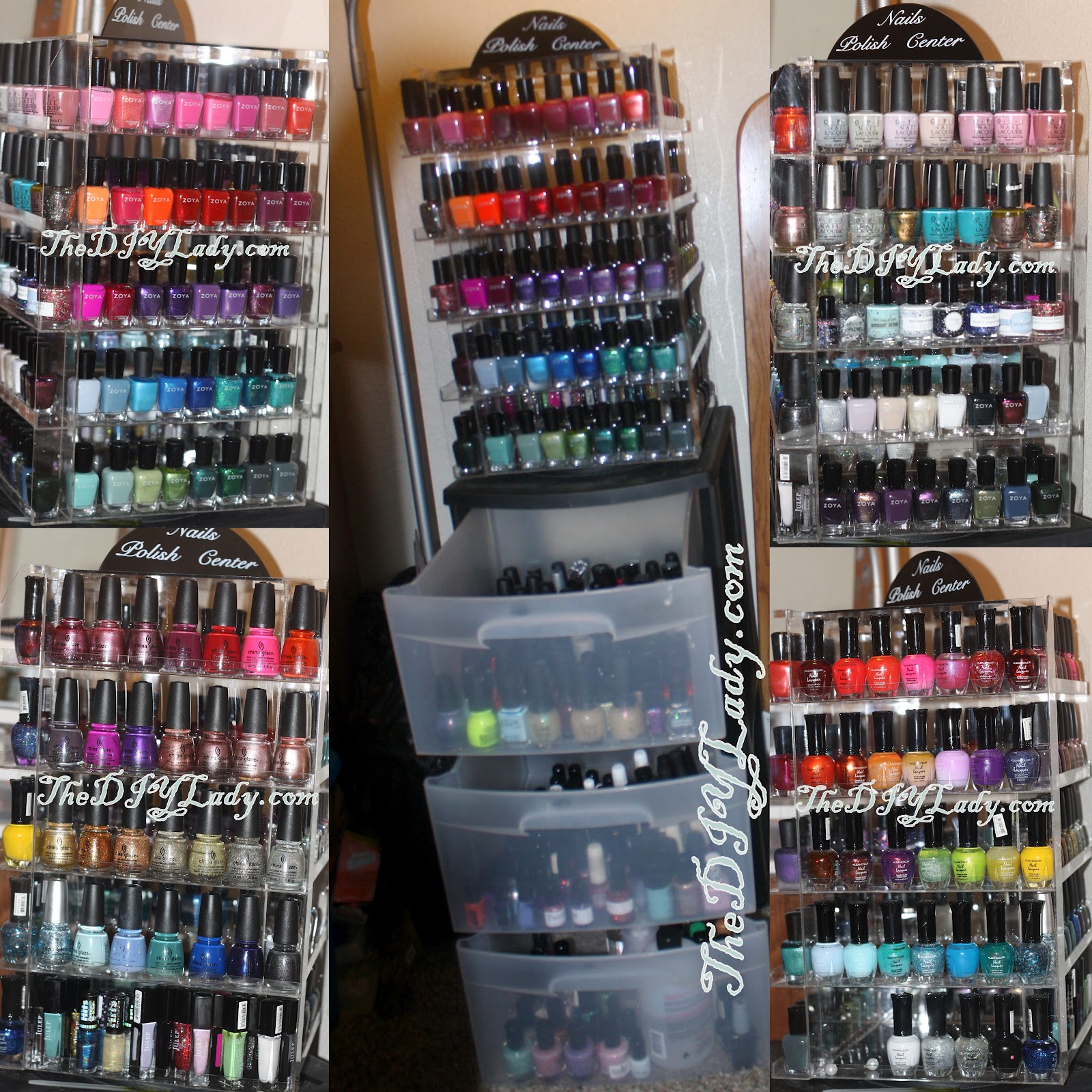 The Do It Yourself Lady My Nail Polish Storage Got an Upgrade...
