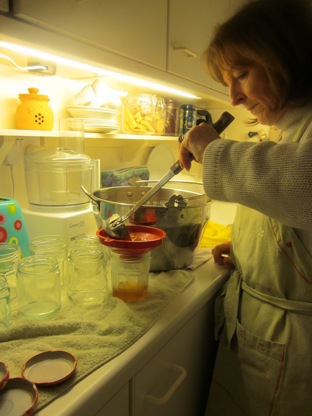 Ma's Pressure Cooker Marmalade Blue Sky and Bunting