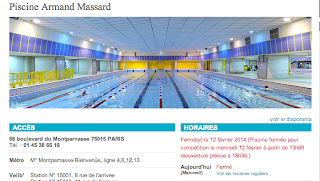 Nageurs Citoyens Piscine Armand Massard Fermee Mercredi 12 Fevrier Par Competition