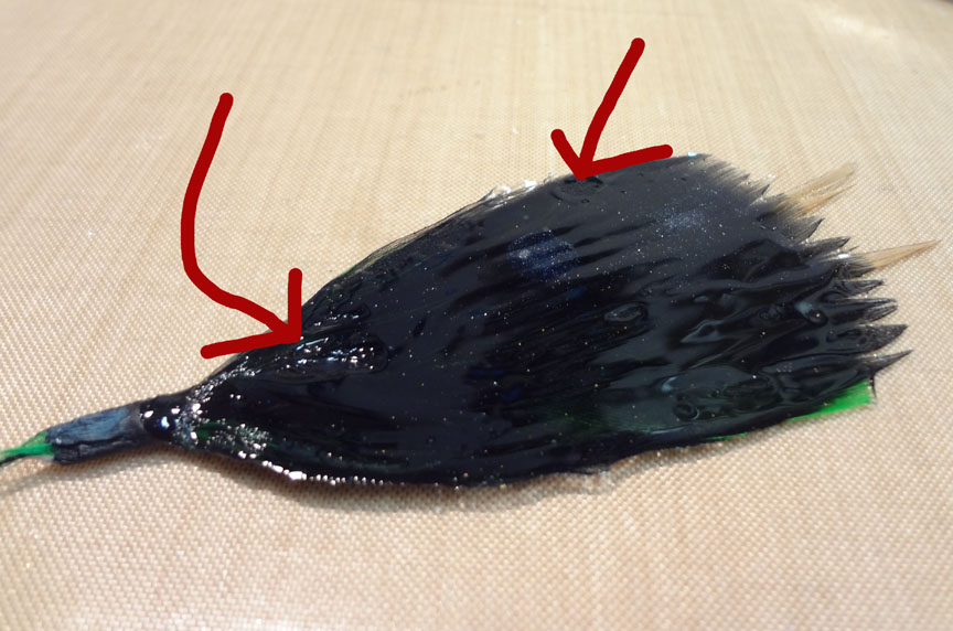 Resin Crafts How To Glaze a Feather With Jewelry ResinPart One
