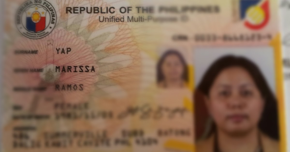 Philippine Unified MultiPurpose ID Times of Refreshing