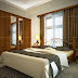 Wooden wardrobe designed for master bedroom
