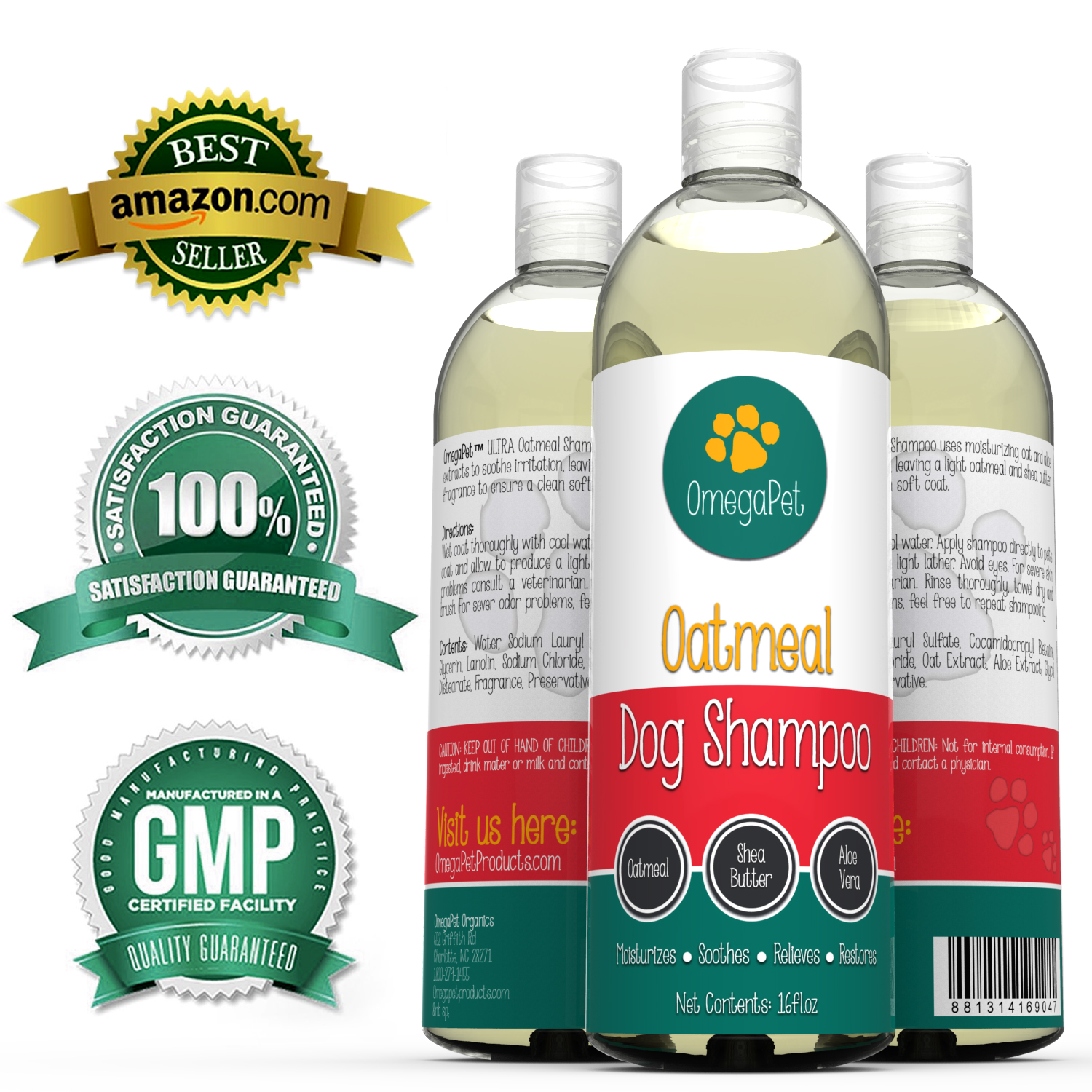 OmegaPet Oatmeal Dog Shampoo Review Amy & Aron's