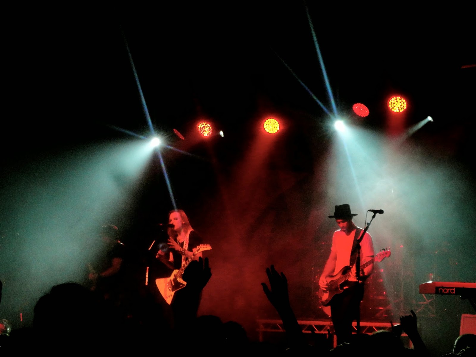 Halestorm performing live at the Glasgow Barrowlands