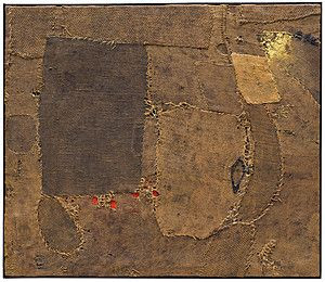 Alberto Burri le opere del grande maestro composizione