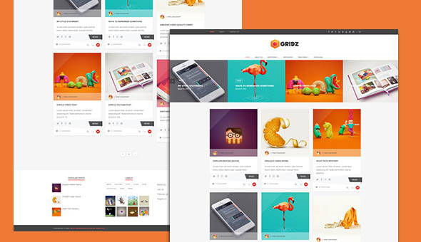 Gridz - Free Blogger Templates to Download in 2016 Gridz - Free Blogger Templates to Download in 2016