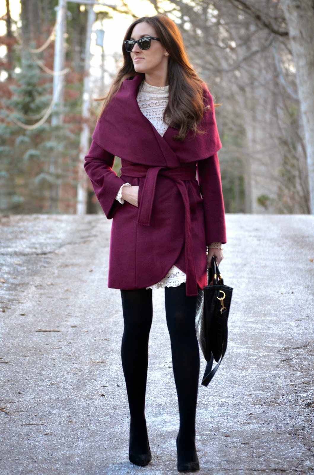 wine wrap coat