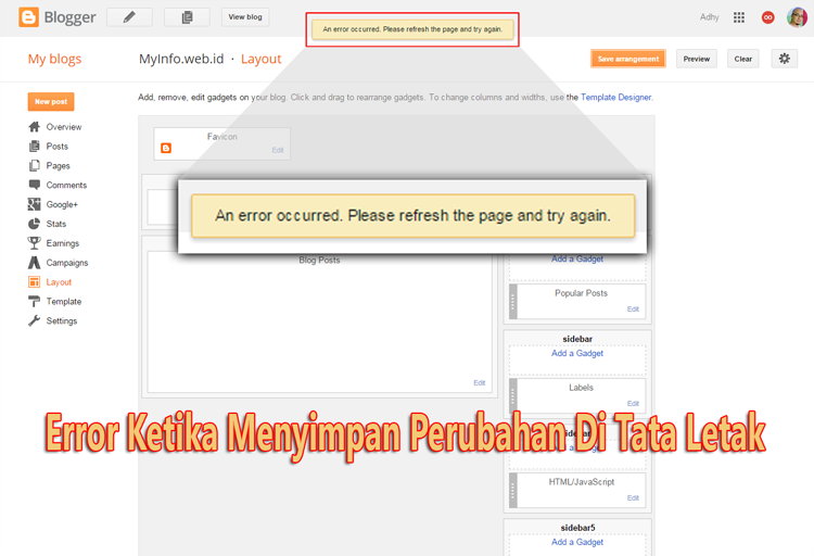 Error Ketika Menyimpan Perubahan Di Tata Letak Error Ketika Menyimpan Perubahan Di Tata Letak