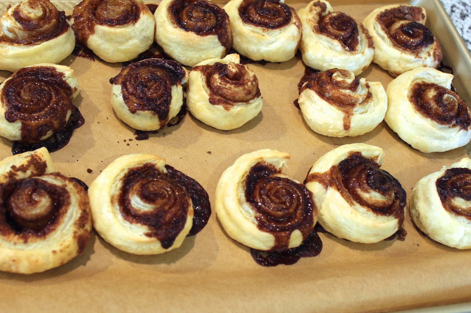 Hey, Mom! What's For Dinner? Puff Pastry Cinnamon Rolls