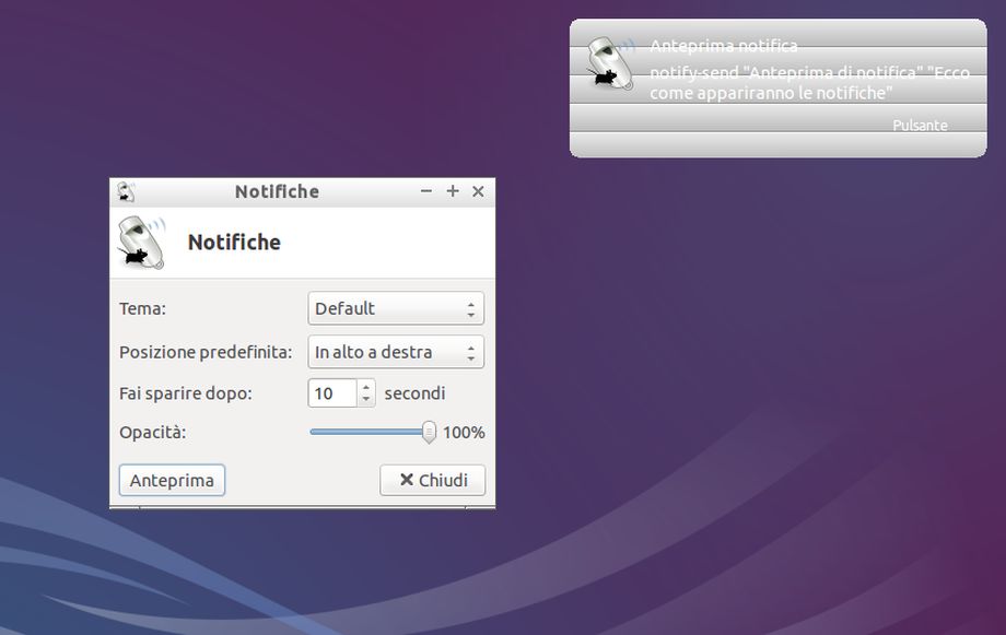 Lubuntu - xfce4-notifyd-config Lubuntu - xfce4-notifyd-config