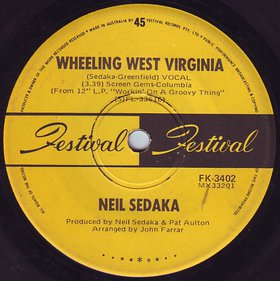 Neil Sedaka - Wheeling West Virginia Neil Sedaka - Wheeling West Virginia