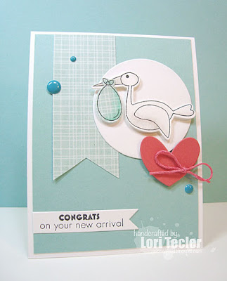 Congrats card-designed by Lori Tecler/Inking Aloud-stamps and dies from Clear and Simple Stamps