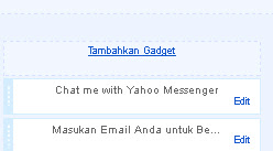 add a gadget
