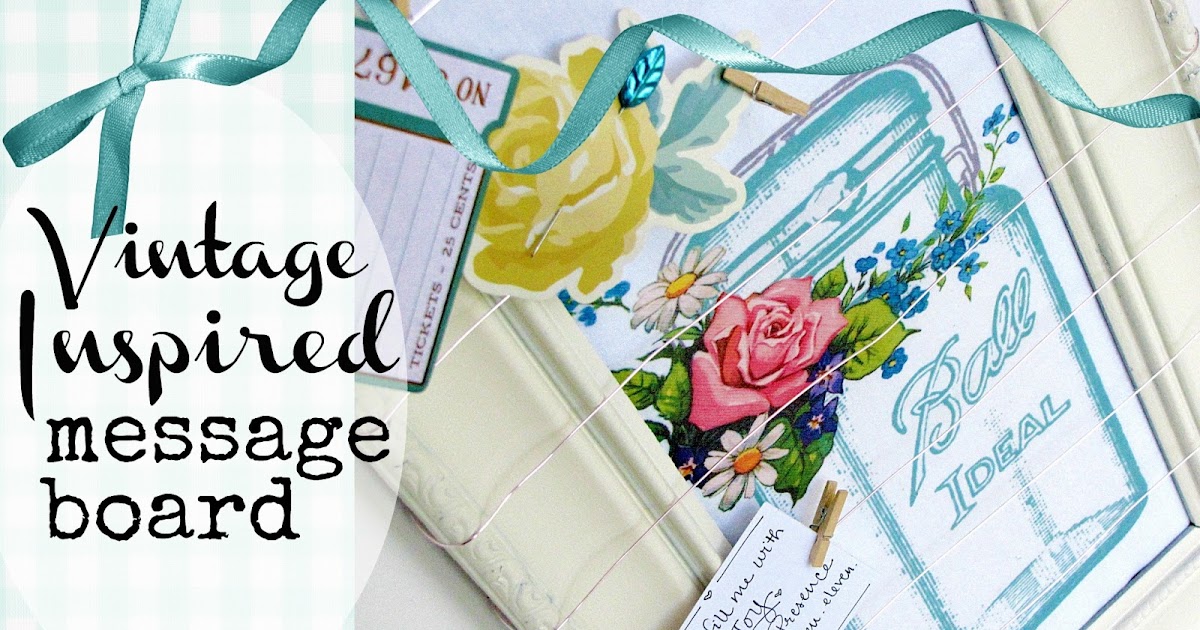 Raising Up Rubies Blog vintage inspired message board ♥