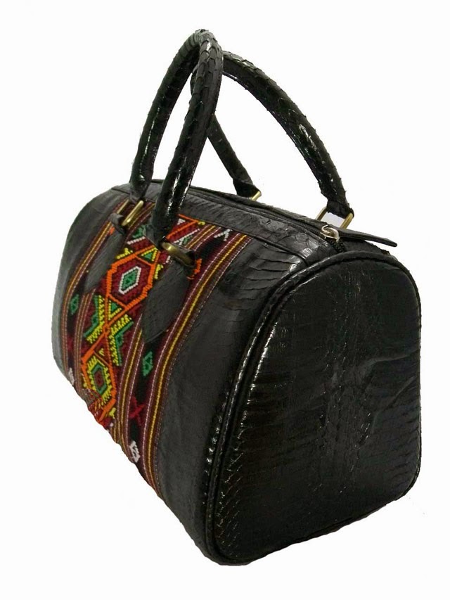 Tas Etnik Speedy Hitam Motif Buna Tas Etnik Speedy Hitam Motif Buna