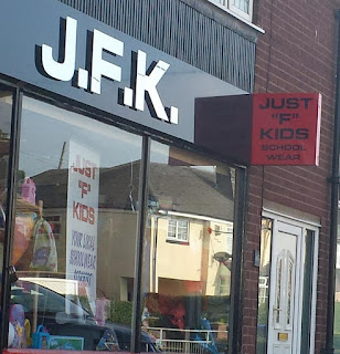 just fuck kids shop name sign funny fail