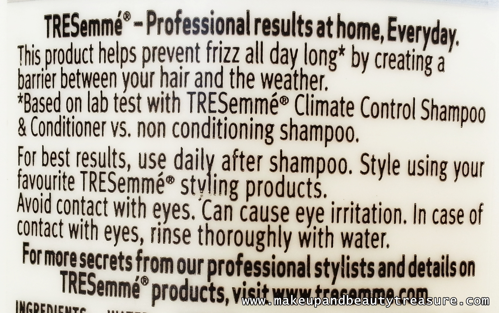 best makeup beauty mommy blog of india TRESemme Climate Control