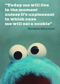 Cookie Monster says