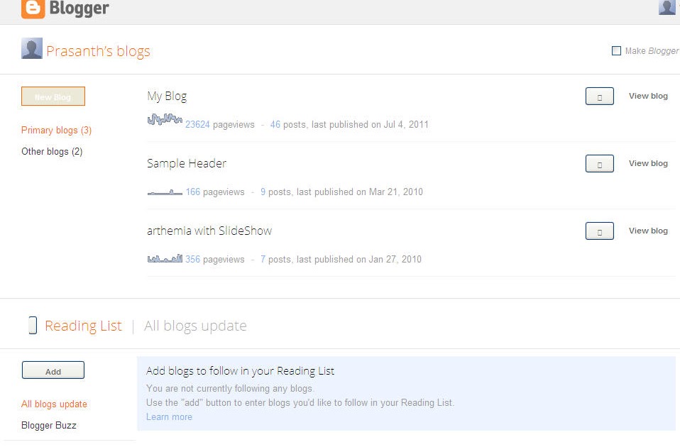 Blogger in Draft - New Interface