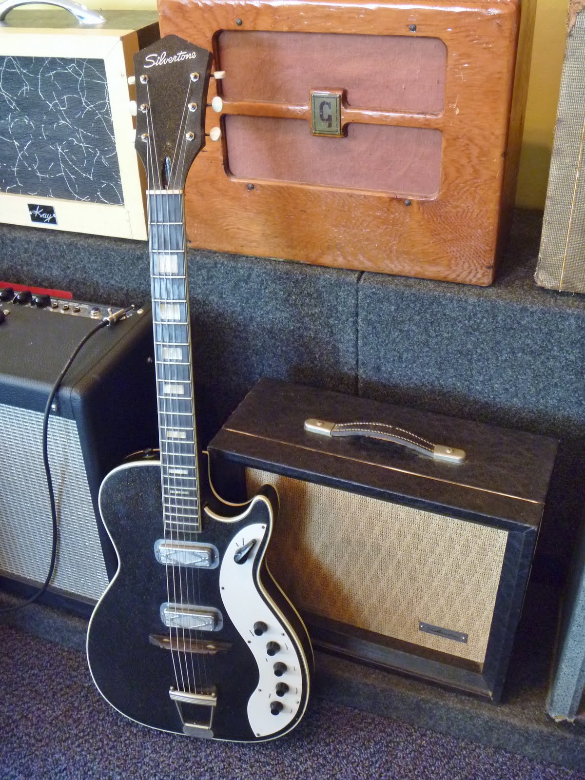Wood & Wire Guitar Shop Blog Silvertone Guitar & Matching Amp