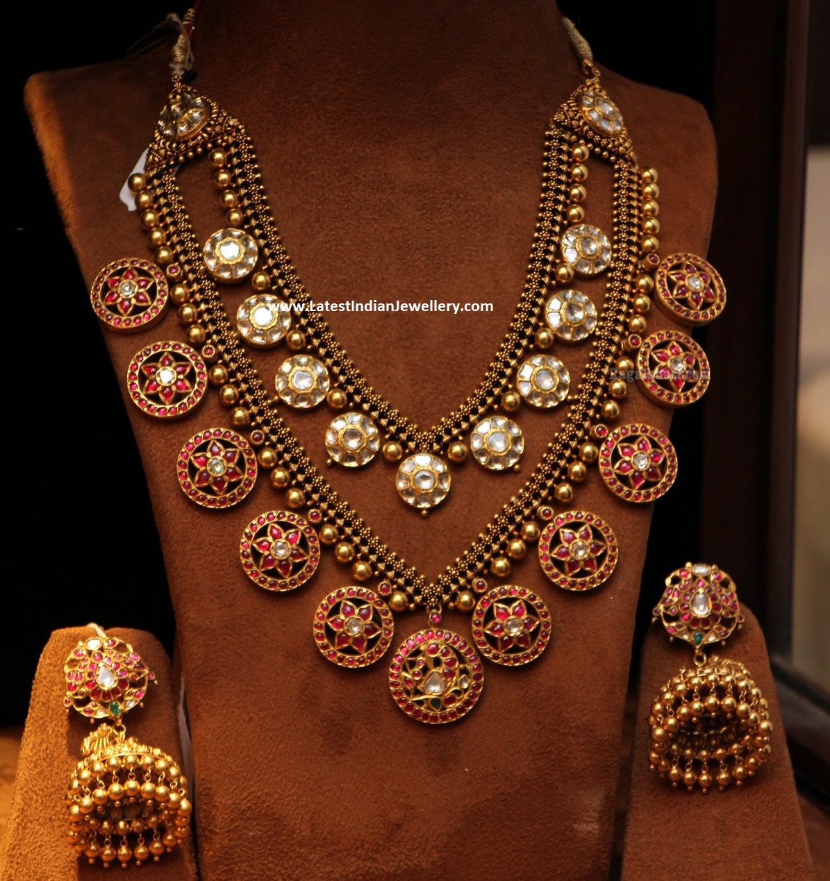 Antique ruby necklace photo Antique ruby necklace photo