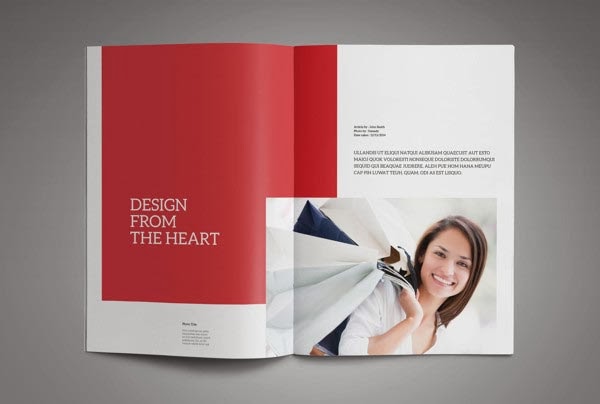 indesign magazine templates
