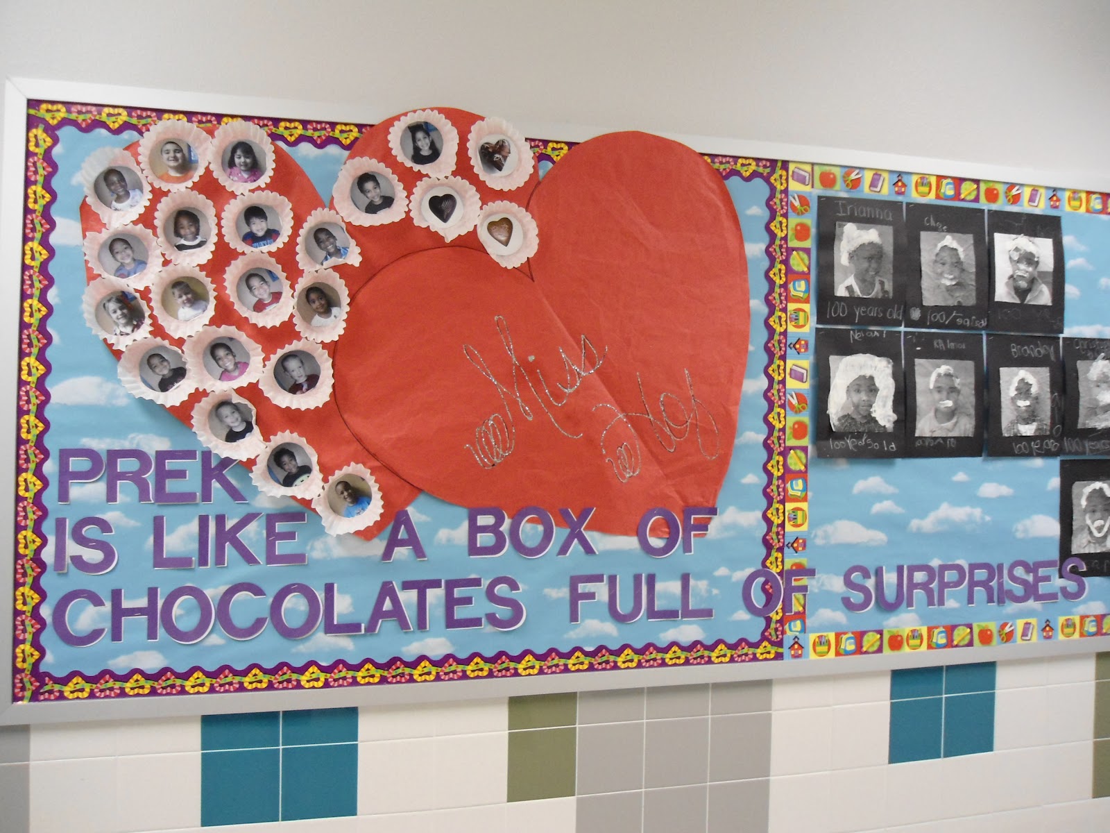 Elementary School Counselor using Expressive Art February Bulletin
