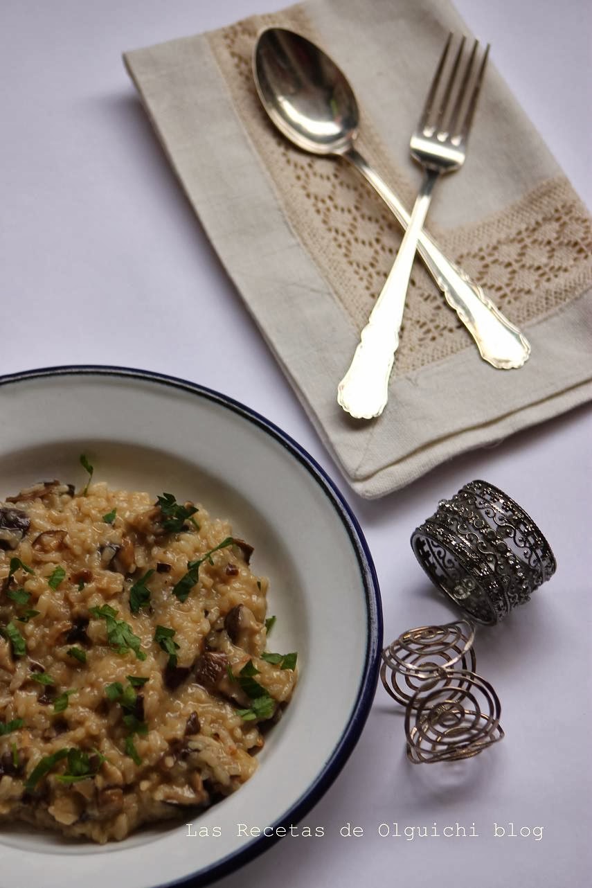 RISOTTO AI FUNGHI PORCINI (THERMOMIX) LAS RECETAS DE OLGUICHI